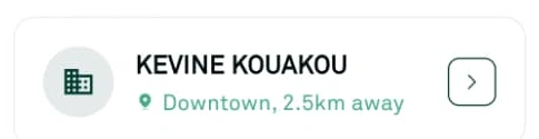 Fiche prestataire dans l'application HAYATAK
